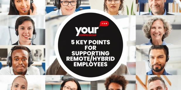 5 Key points for Supporting Remote/Hybrid Employees